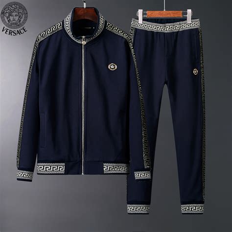 versace tracksuit grey|versace men's tracksuit alternatives.